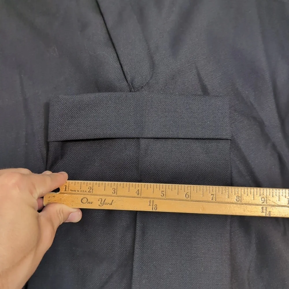 NEW Polo Ralph Lauren Men's 36X32 Wool Blend Cuffed‎ Pants Deep Navy Blue NWT